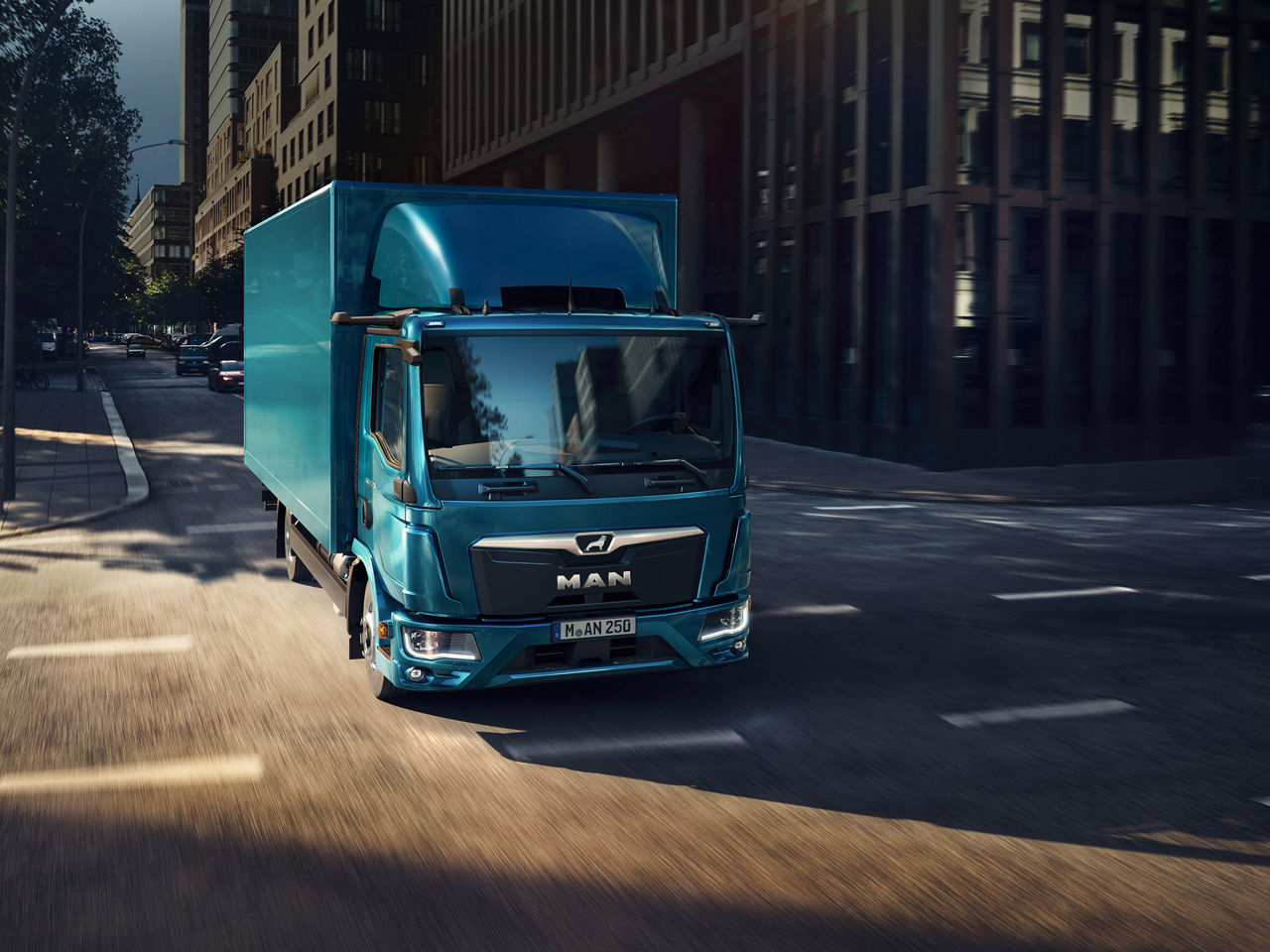 The payload-optimised MAN trucks for distribution transport