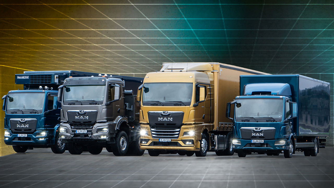 Find technical details about MAN trucks at MANTED