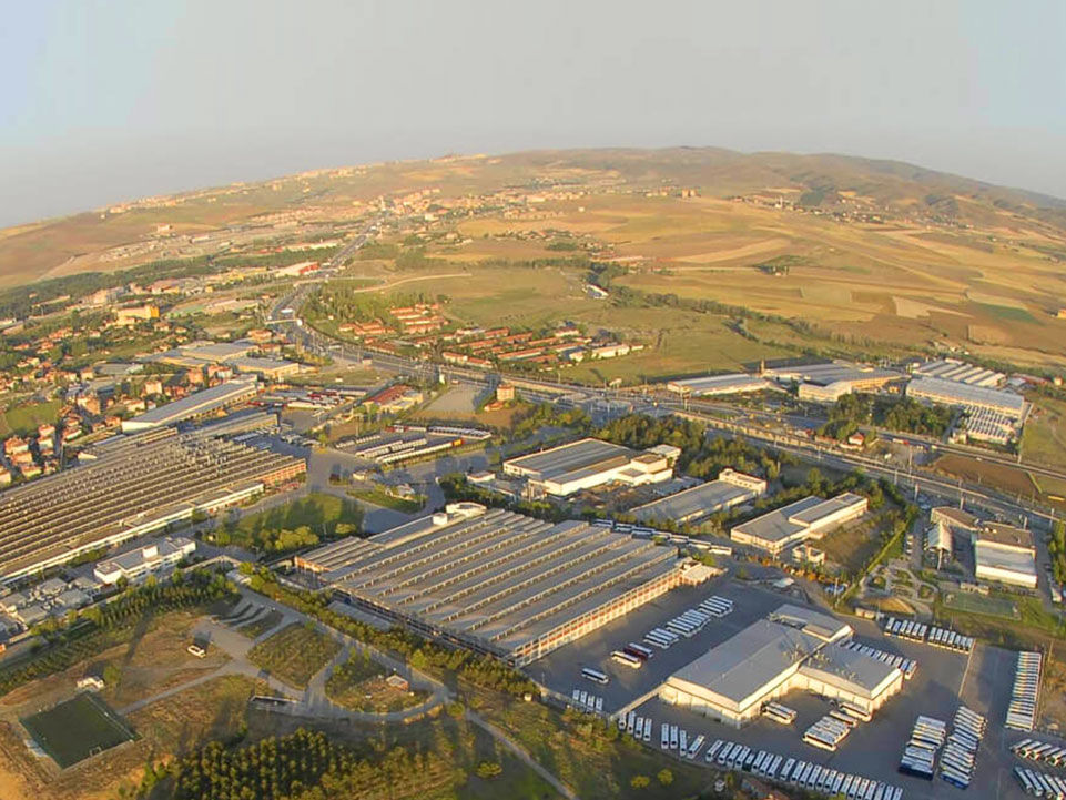 The MAN plant in Ankara from above