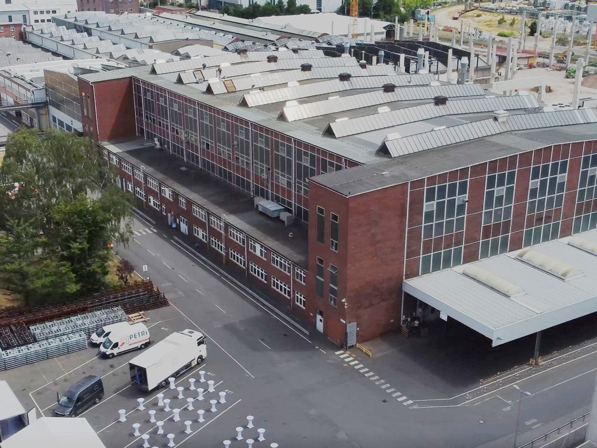 The MAN plant in Nuremberg from above