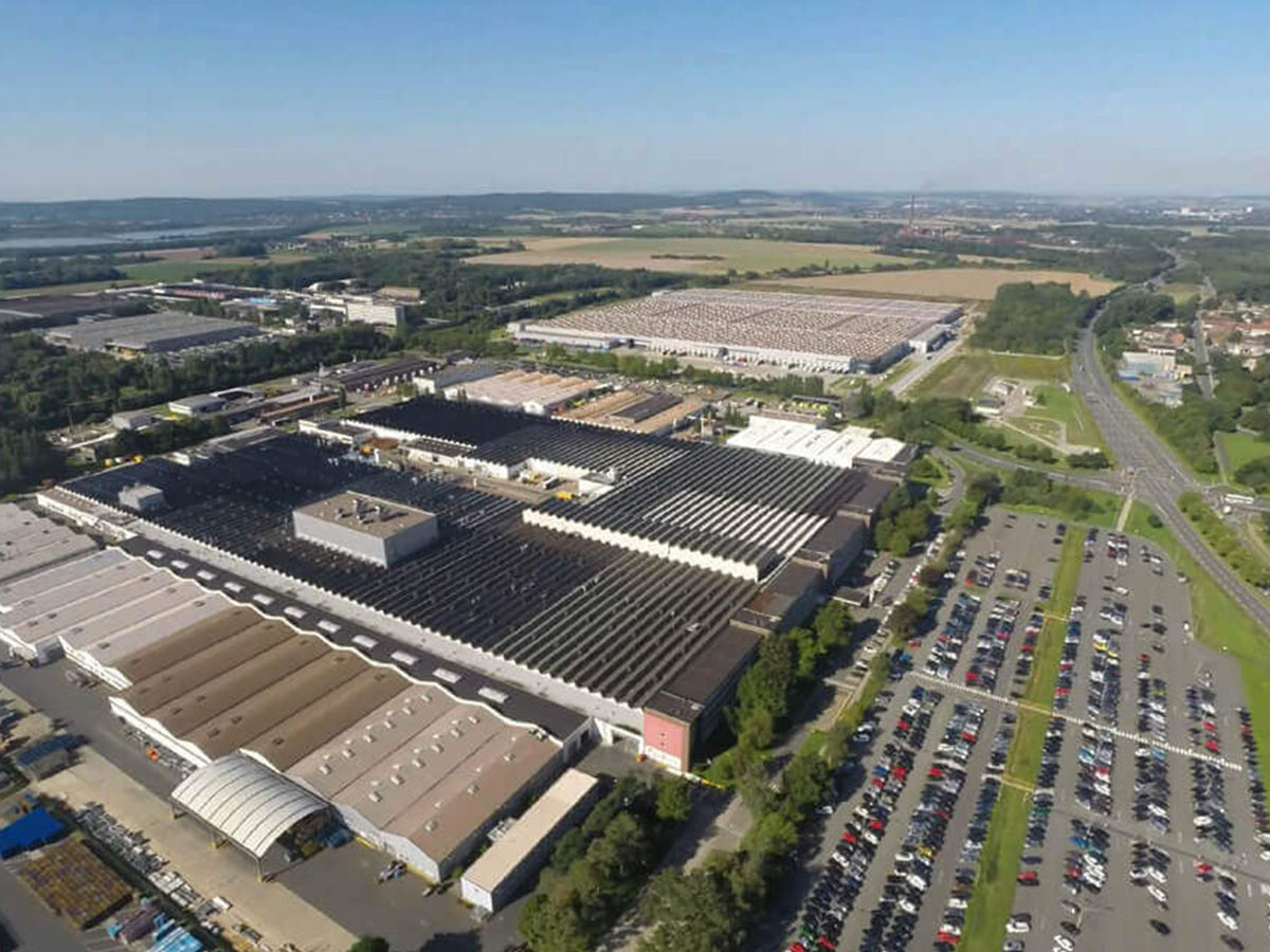 The MAN plant in Salzgitter from above