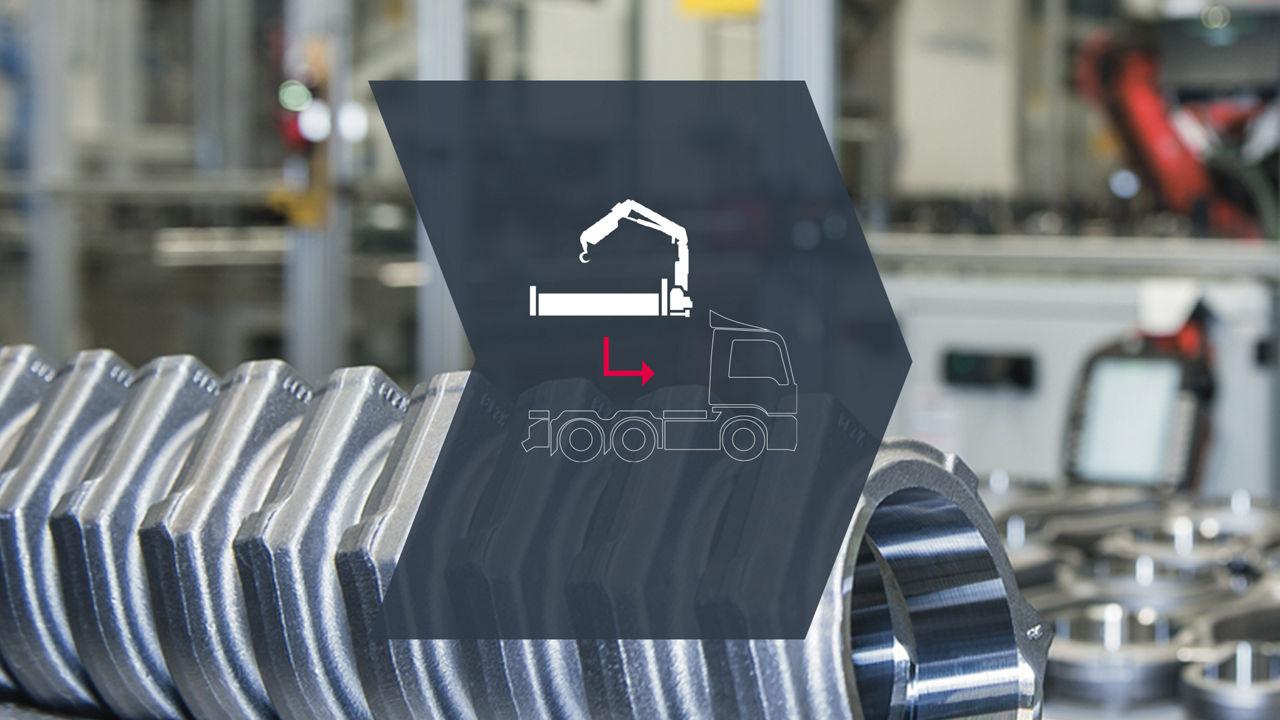 Aufbauproduktion im MAN Aufbauprozess