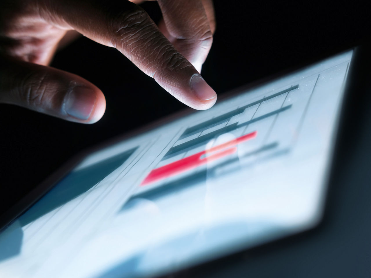 The MAN ServiceCare App on a tablet.