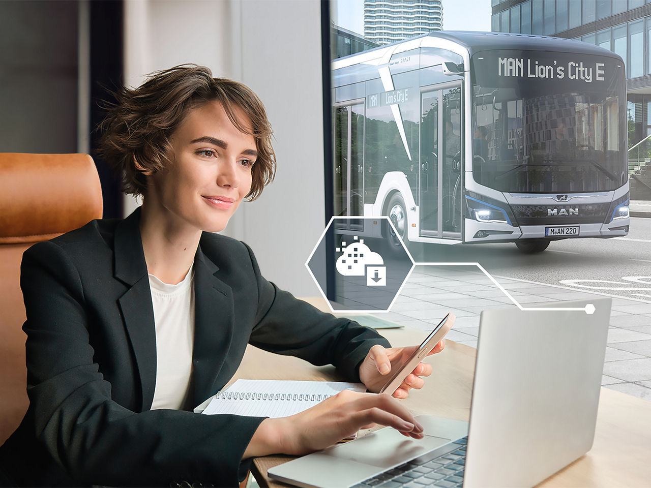 Services und digitale Dienste für Ihre Bus-Flotte