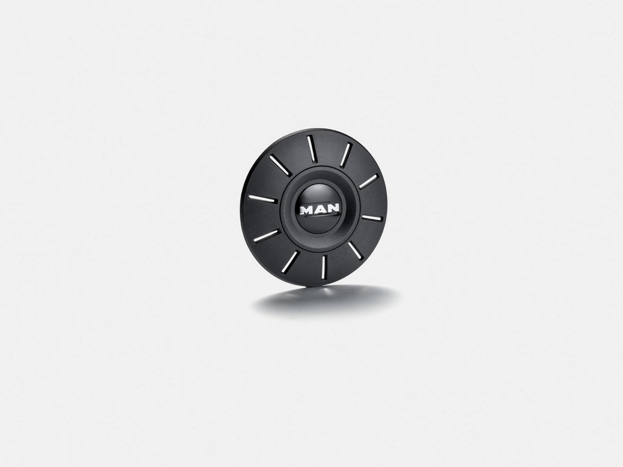 Siervelg zwart/chroomglanzend met logo