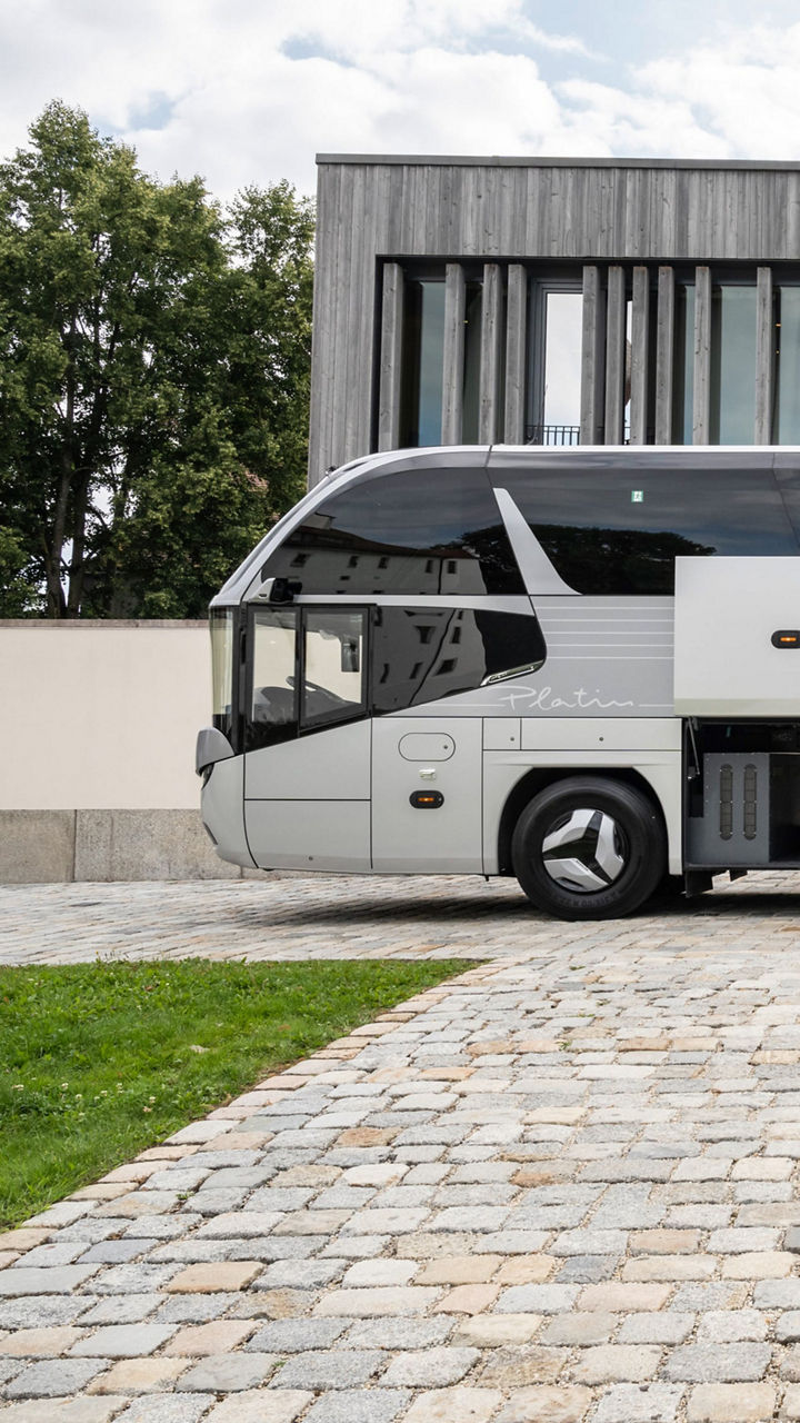 Luggage space in the NEOPLAN Cityliner 