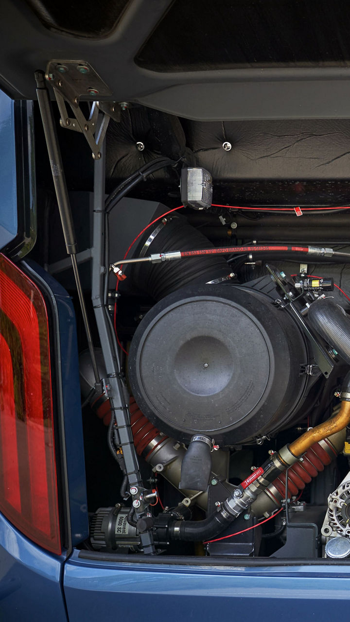 Engine of a Lion's Coach 