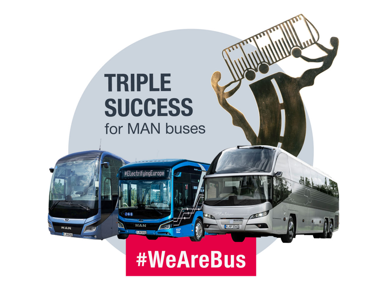 Triple success for MAN 