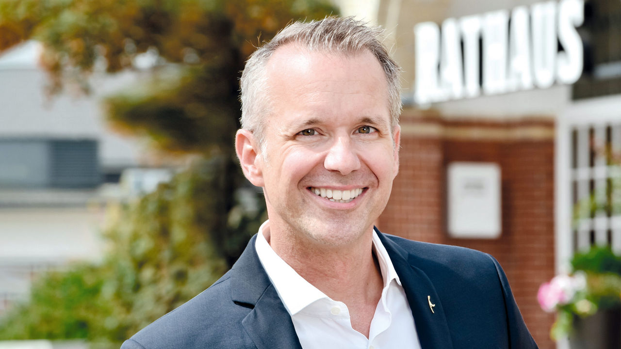 Porträt des Bürgermeisters von Sylt, Nikolas Häckel