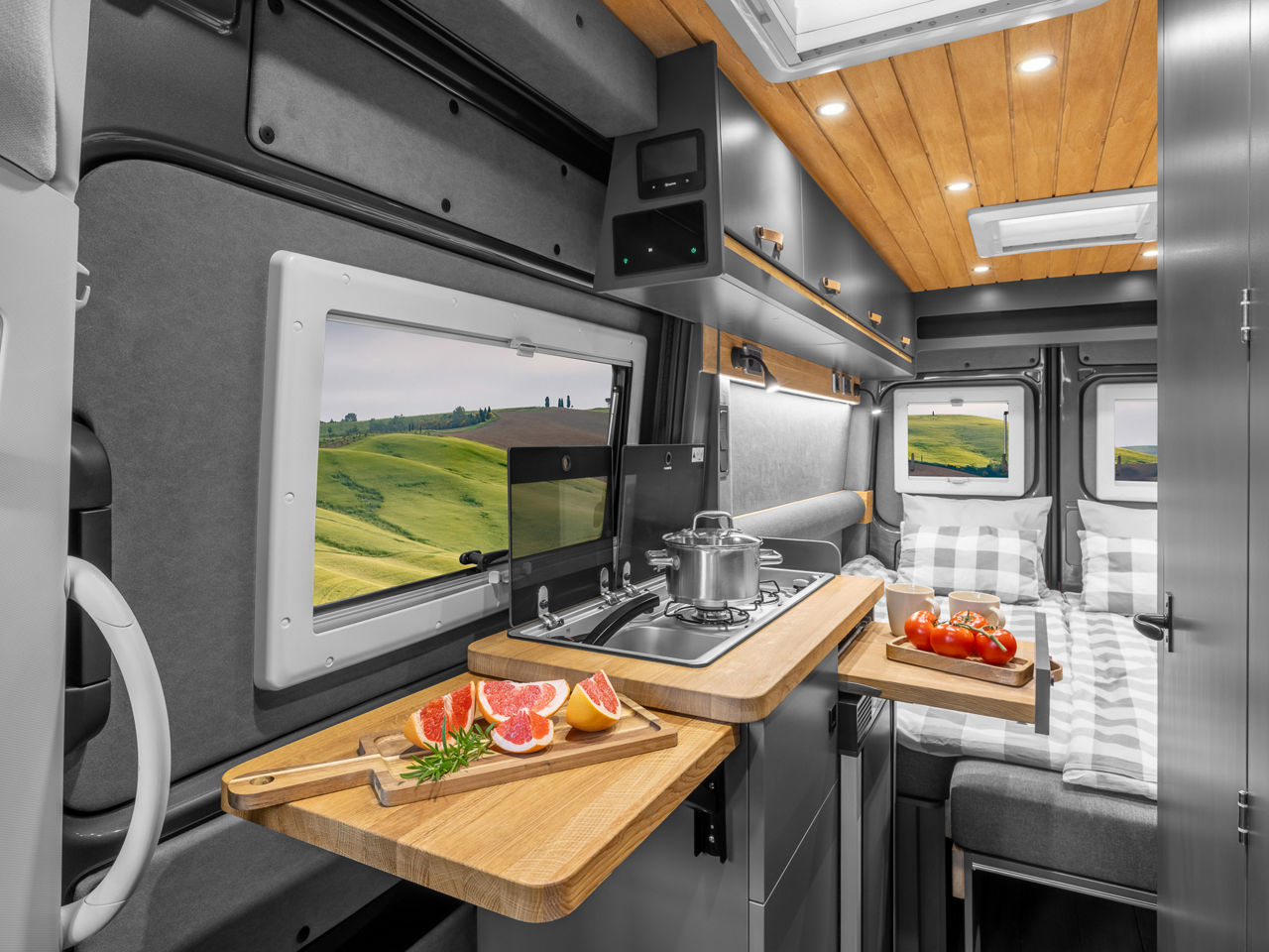 Der Freedo M 599 bietet eine helle, wohnliche Athmosphäre.