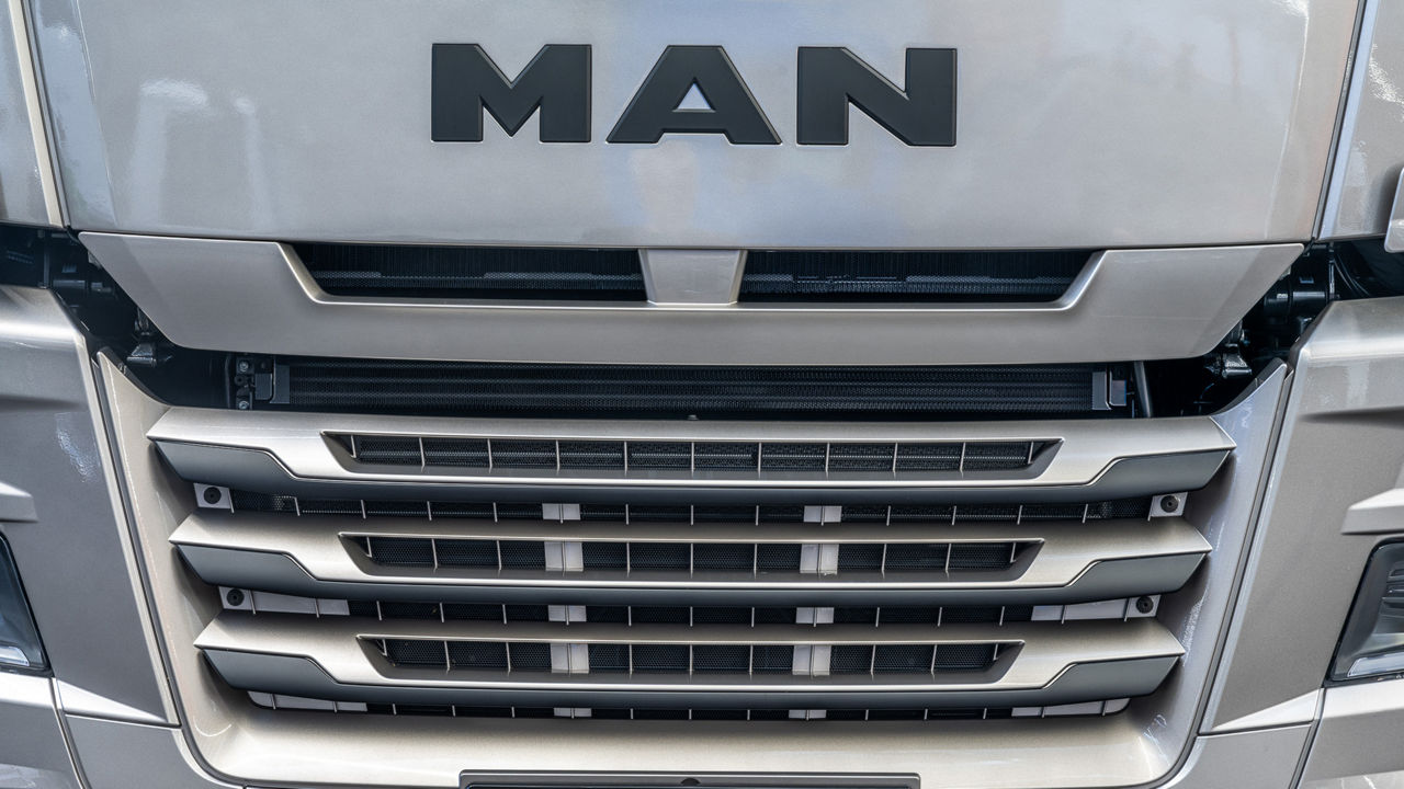 Το χαρακτηριστικό μπροστινό μέρος του MAN TGX Truckers' Edition