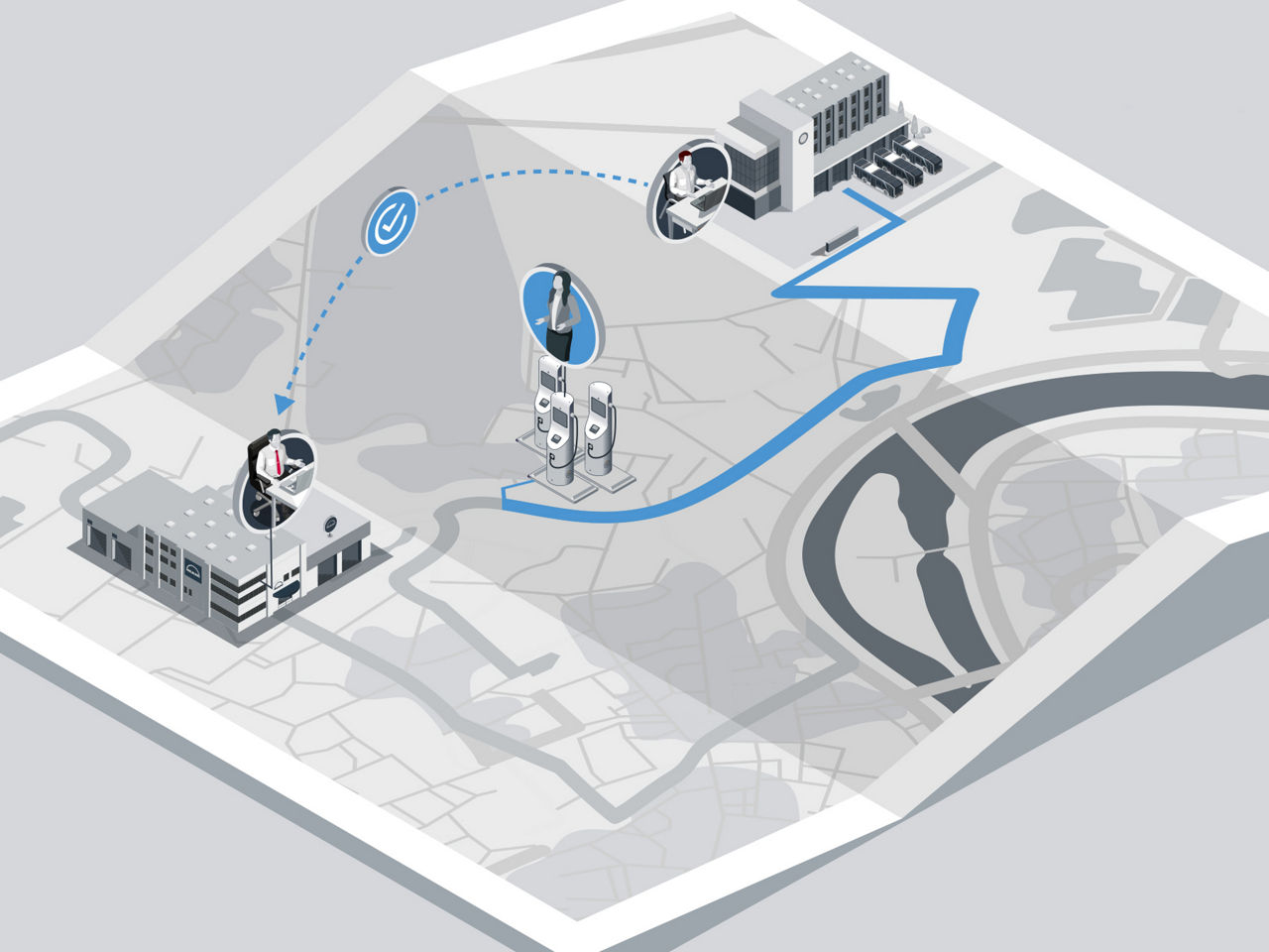 Charging structure visualised