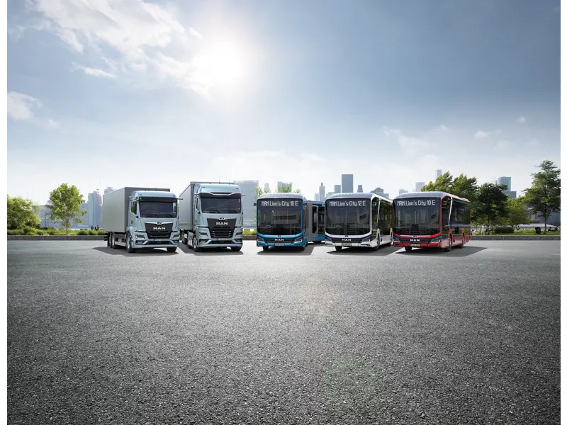 Electric commercial vehicles from MAN