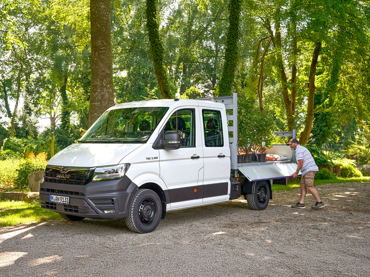 Caja cerrada ligera de Junge para MAN TGE