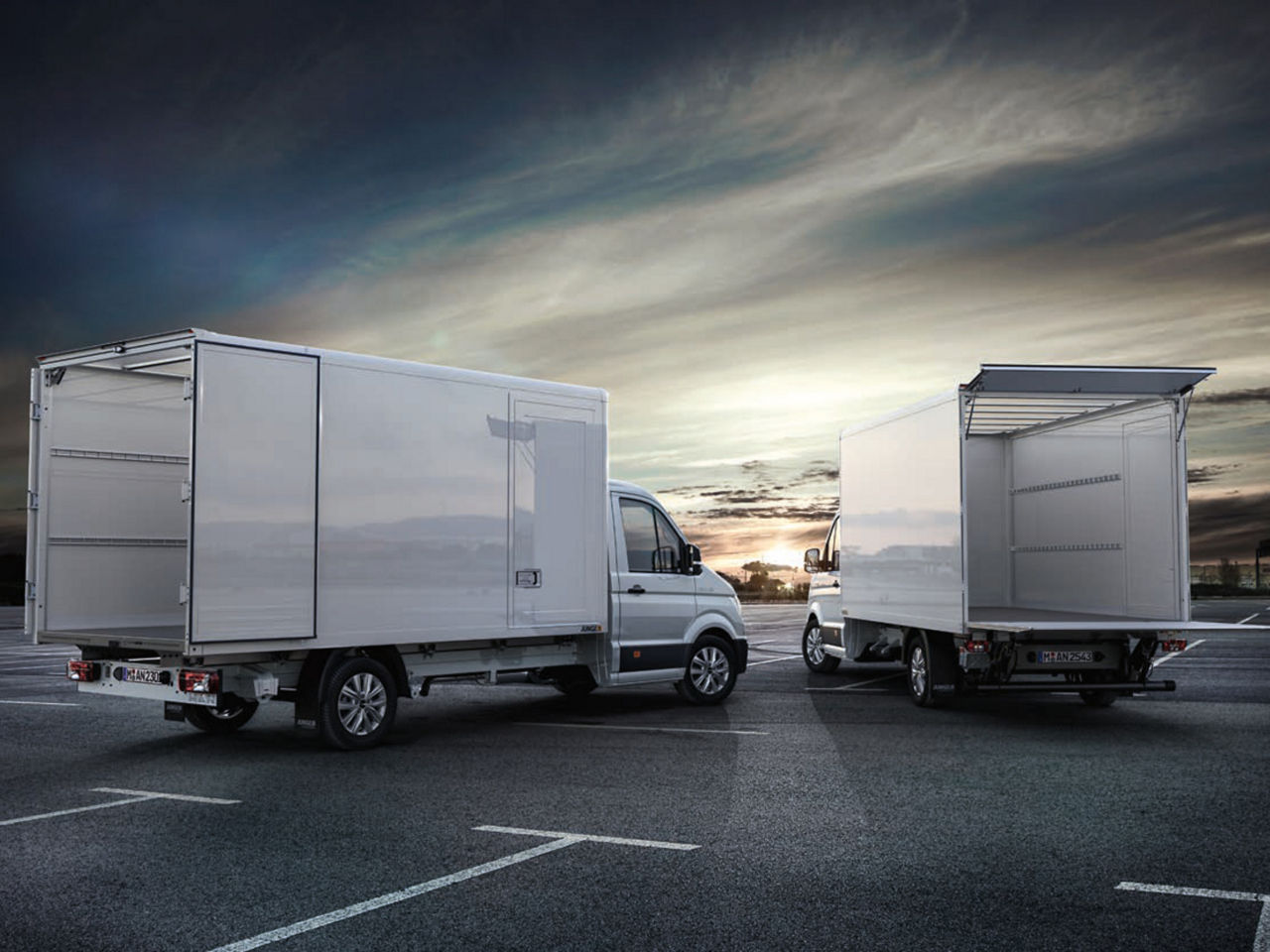 Κόφα ελαφριάς κατασκευής από τη Junge για το MAN TGE