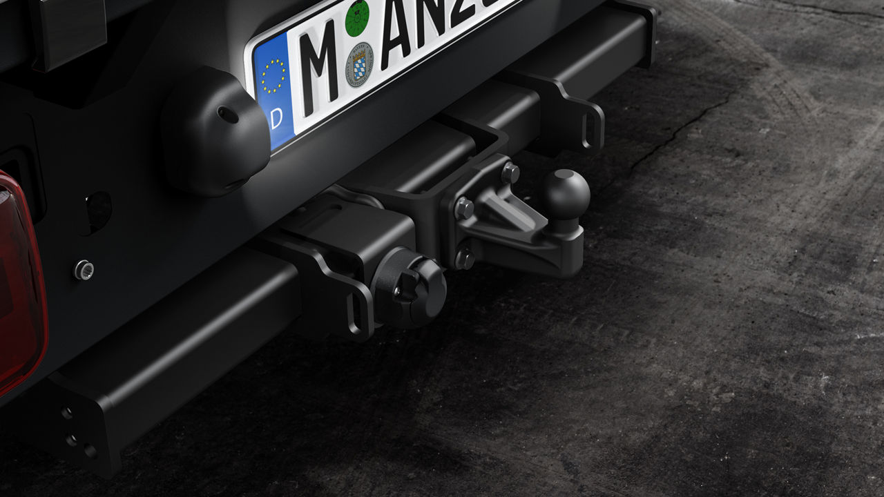 Freie Fahrt für zusätzliche Fracht bis 3,5t dank Anhängevorrichtung 