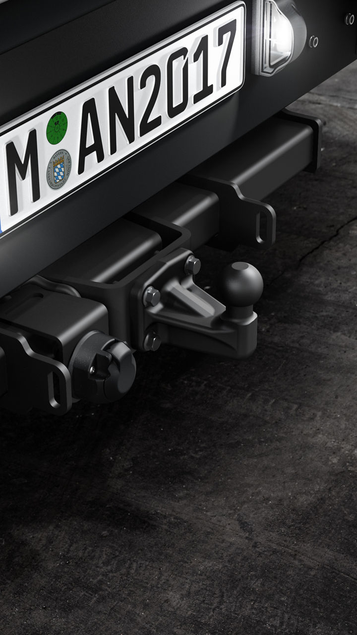 Freie Fahrt für zusätzliche Fracht bis 3,5t dank Anhängevorrichtung 