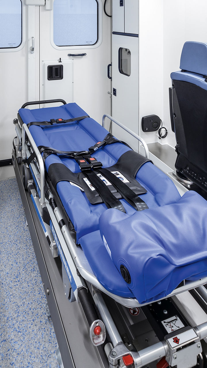 Detailausstattung für jeden Einsatz im MAN TGE Rettungswagen 