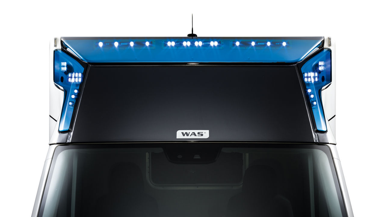 Integrierte Signalverarbeitung im MAN TGE Rettungswagen 