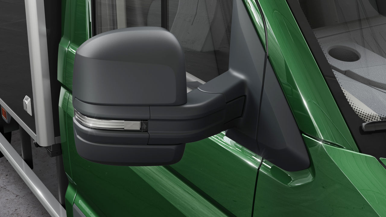 Bracket exterior mirrors provide a better overview