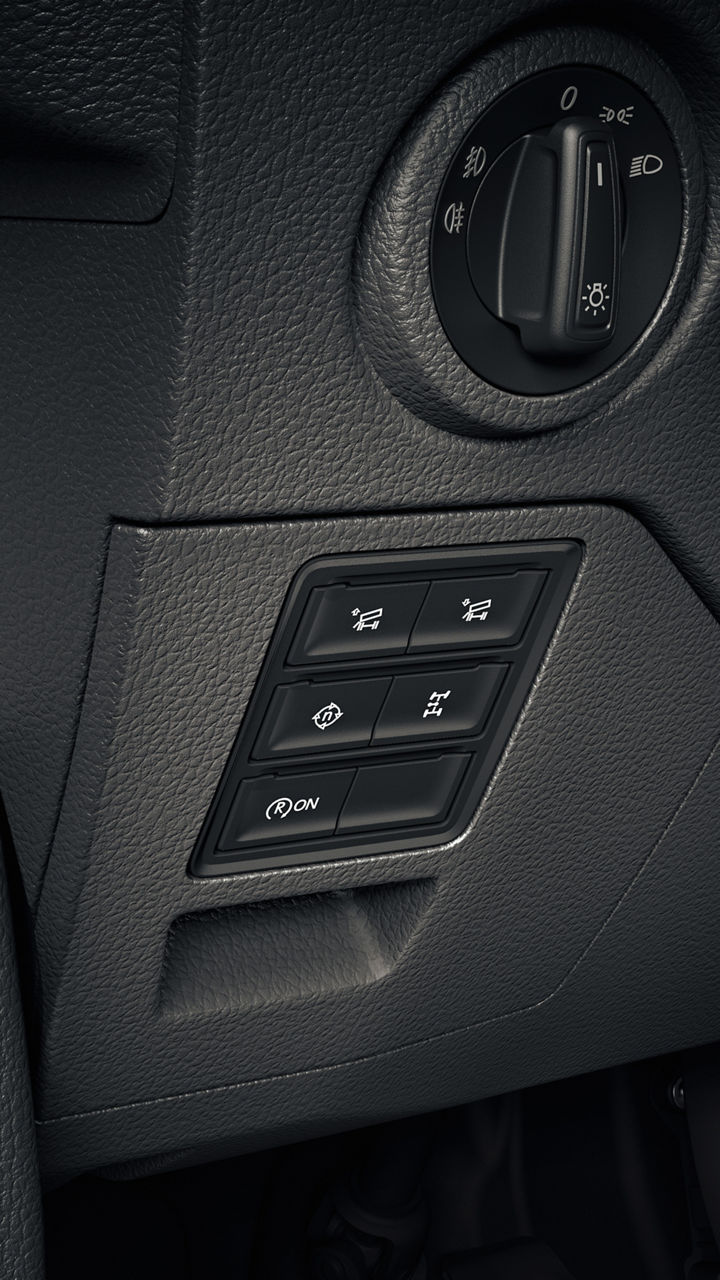 Ready to get going thanks to tipper connection in the instrument panel