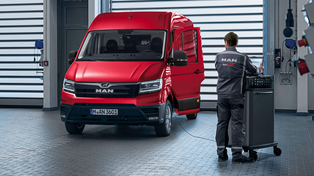De MAN onderhoudswerkplaatsen zorgen dat u altijd mobiel blijft
