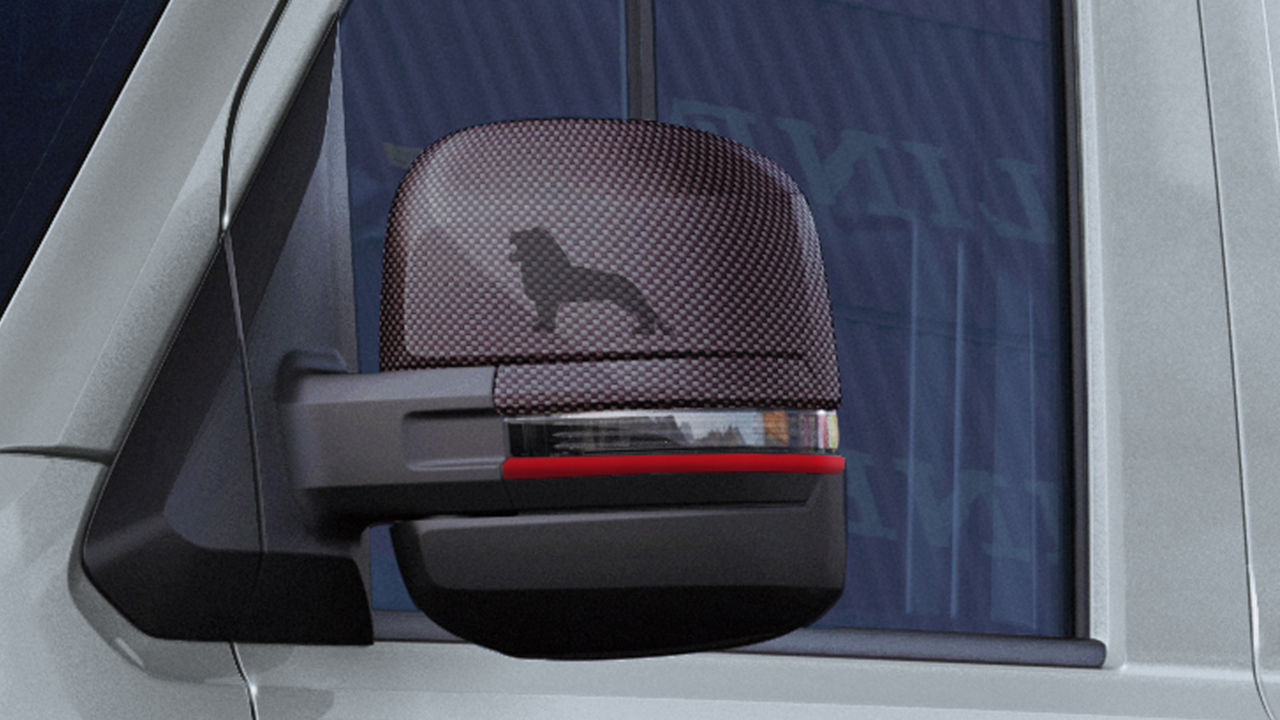 MAN Individual Lion S mirror caps