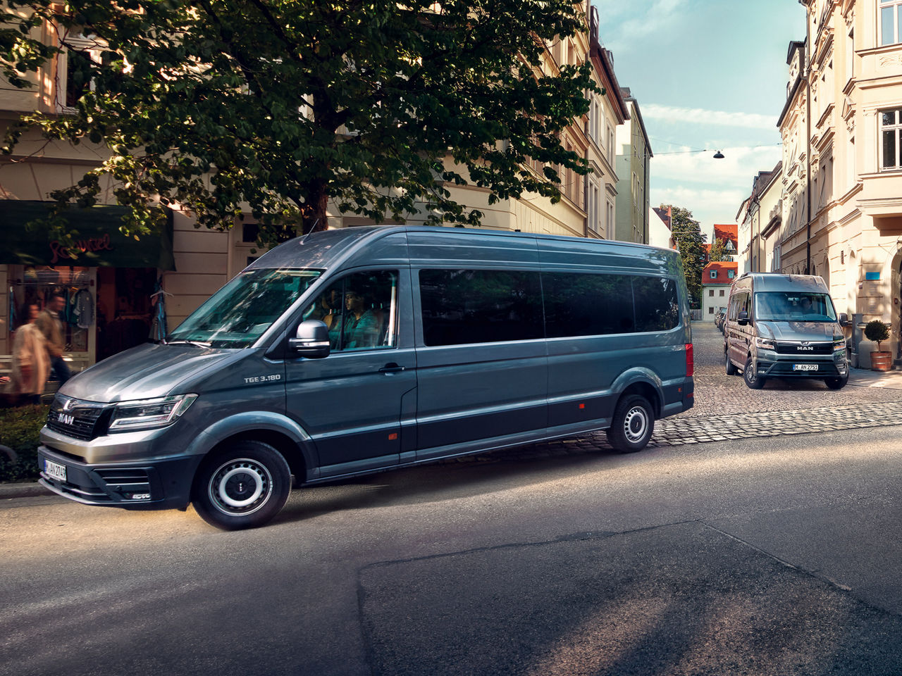 De MAN TGE minibussen voor personenvervoer