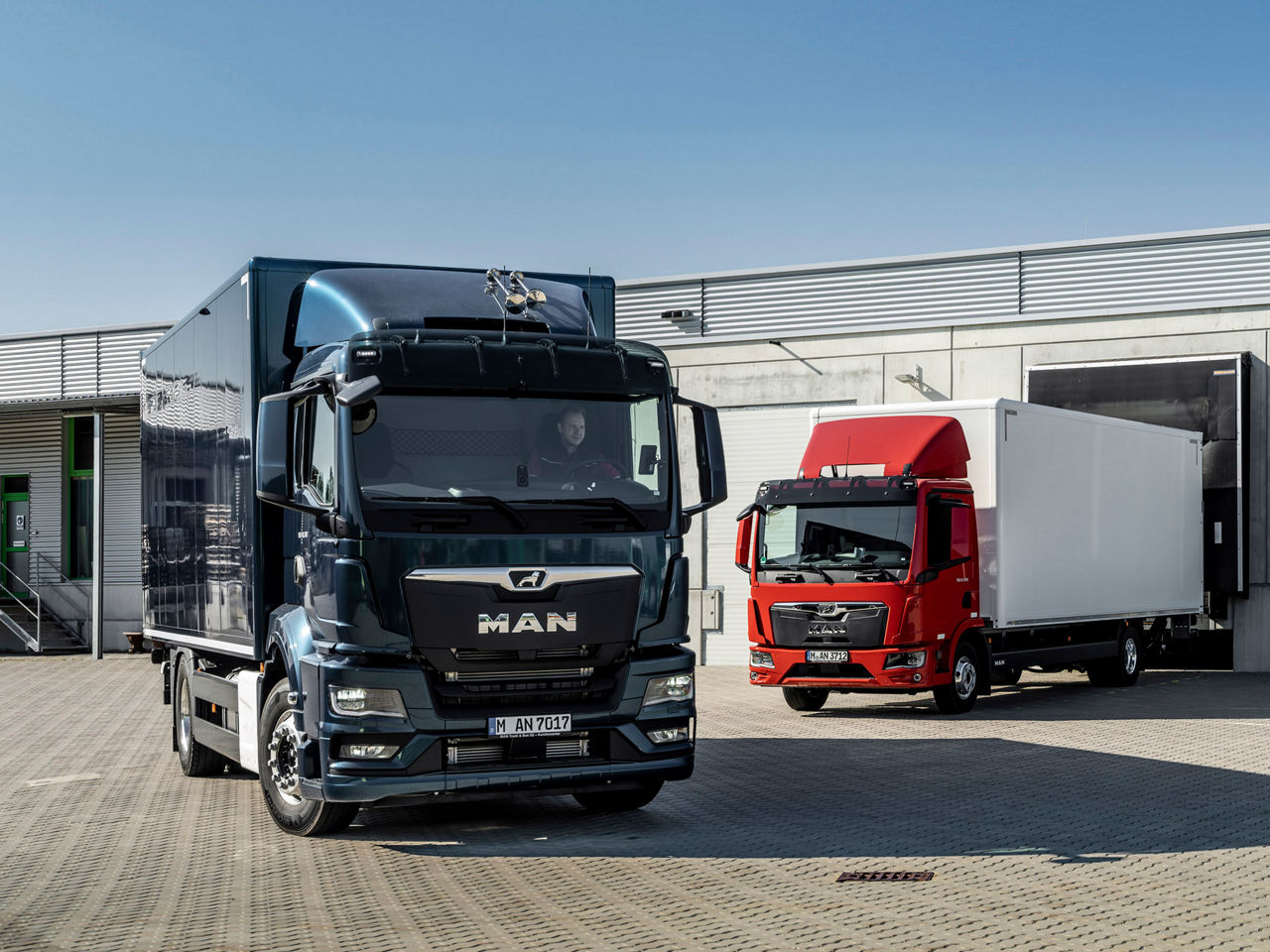 MAN Beispielfahrzeug aus der Verteiler- und Fernverkehrsbranche. 