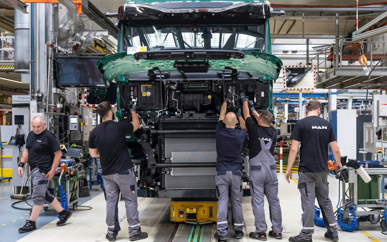MAN eTruck Produktion